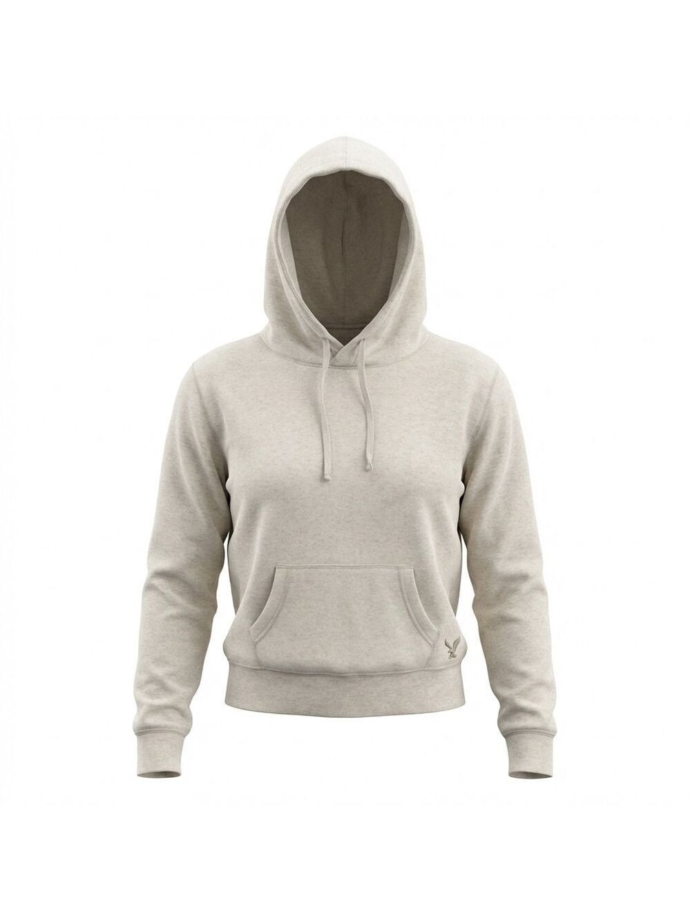 American Eagle Outfitters Hoodie XS Beige Soft Pullover Kangaroo Pocket cozy